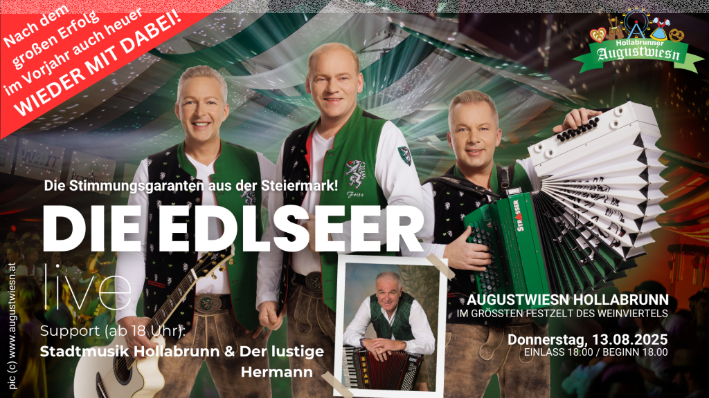 Augustwiesn-Festabend mit DIE EDLSEER
