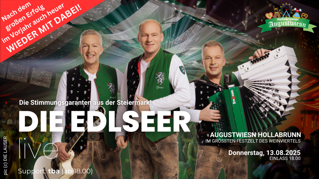 Augustwiesn-Festabend mit DIE EDLSEER