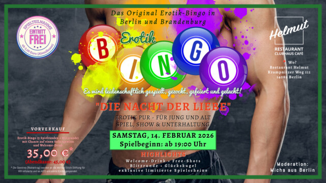 Erotik-Bingo-Abend im Restaurant Helmut