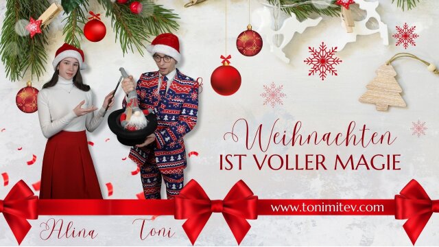 Weihnachten ist voller Magie – Zaubershow