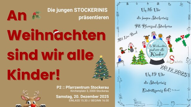 WEIHNACHTEN mit den JUNGEN Stockerinis