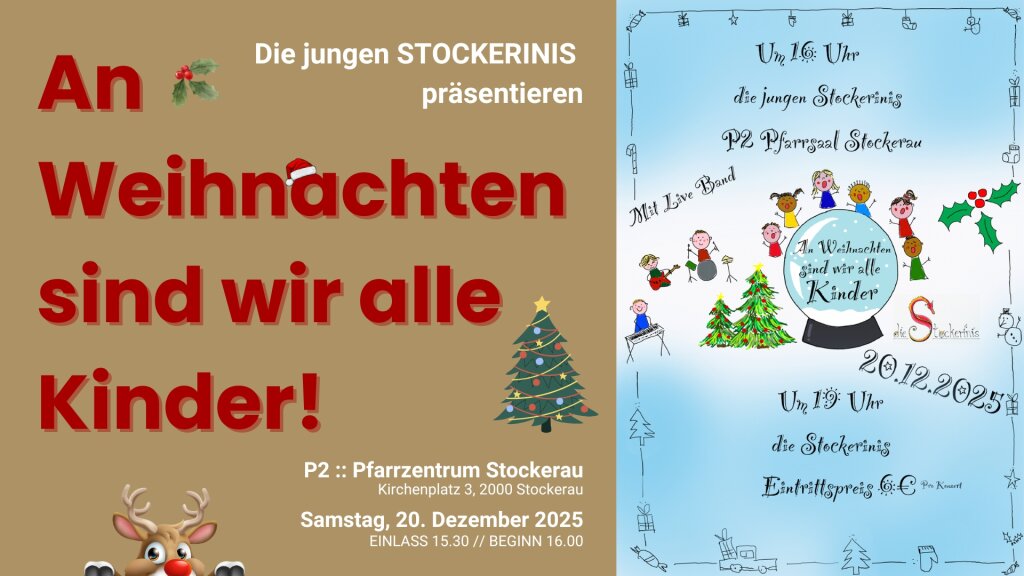 WEIHNACHTEN mit den JUNGEN Stockerinis