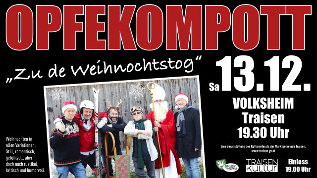 OPFEKOMPOTT „Zu de Weihnochtstog“