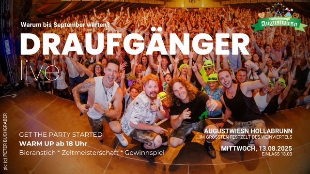Augustwiesn-Party mit DIE DRAUFGÄNGER