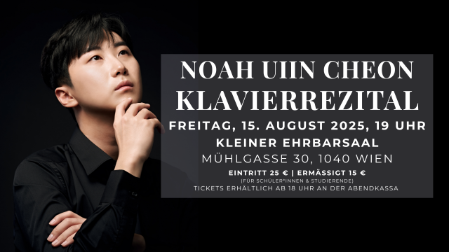 Noah Uiin Cheon Klavierrezital