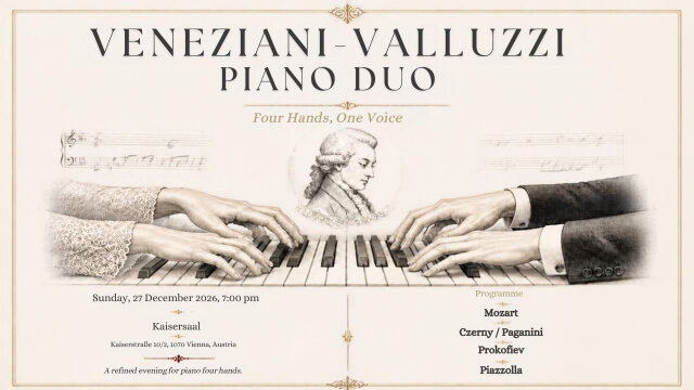 Four Hands in Concert – Veneziani Valluzzi piano duo