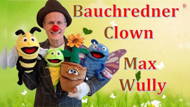 Bauchredner-Clown Max Wully