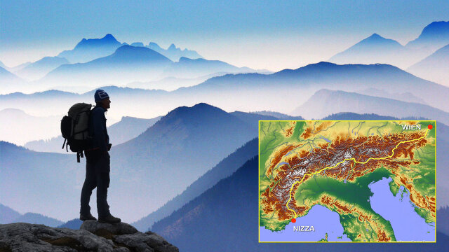 ZU FUSS ÜBER DIE ALPEN – Hans Thurner