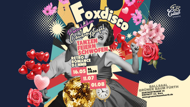 🎉🌟 Disco Foy Party im Ballsaal des Grünen Baum! 🌟🎉