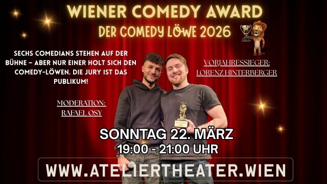 Wiener Comedy Award – Der Comedy Löwe 2026