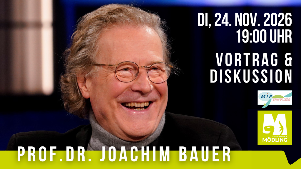 Vortrag & Dialog: Prof. Dr. Joachim Bauer