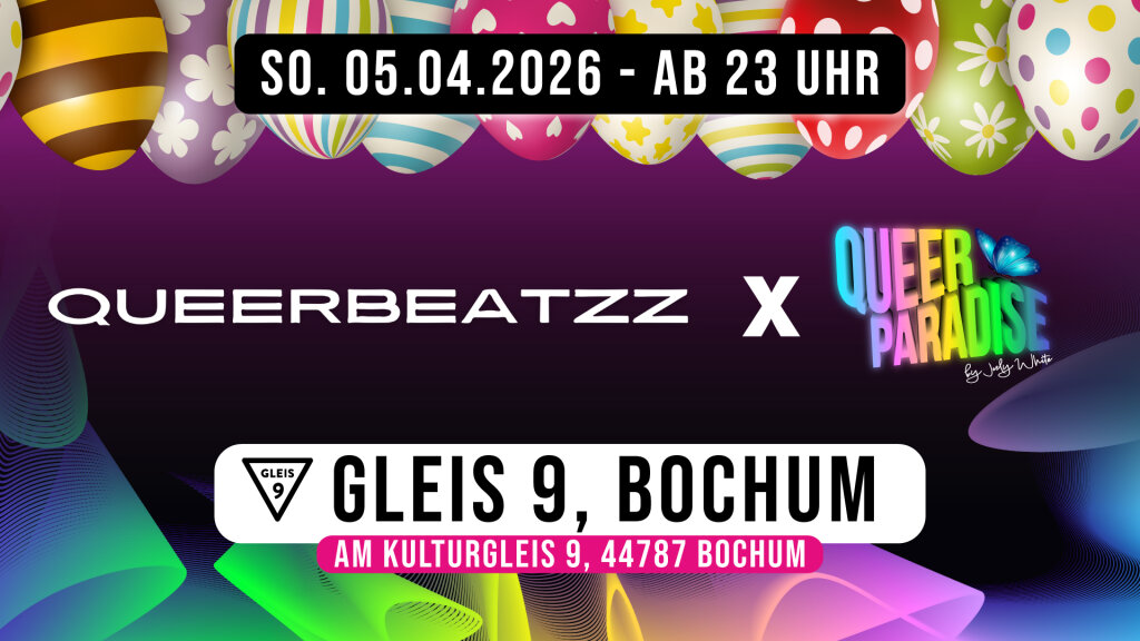 Queerbeatzz x QueerParadise – XXL Easter Special (Vorfeiertag!)