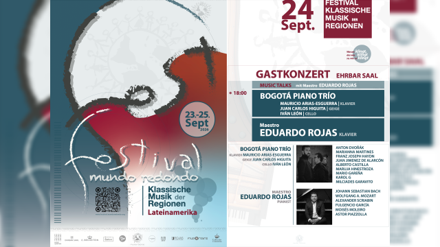 GASTKONZERT: FESTIVAL MUNDO REDONDO – „KLASSISCHE MUSIK DER REGIONEN“ WIEN 2026