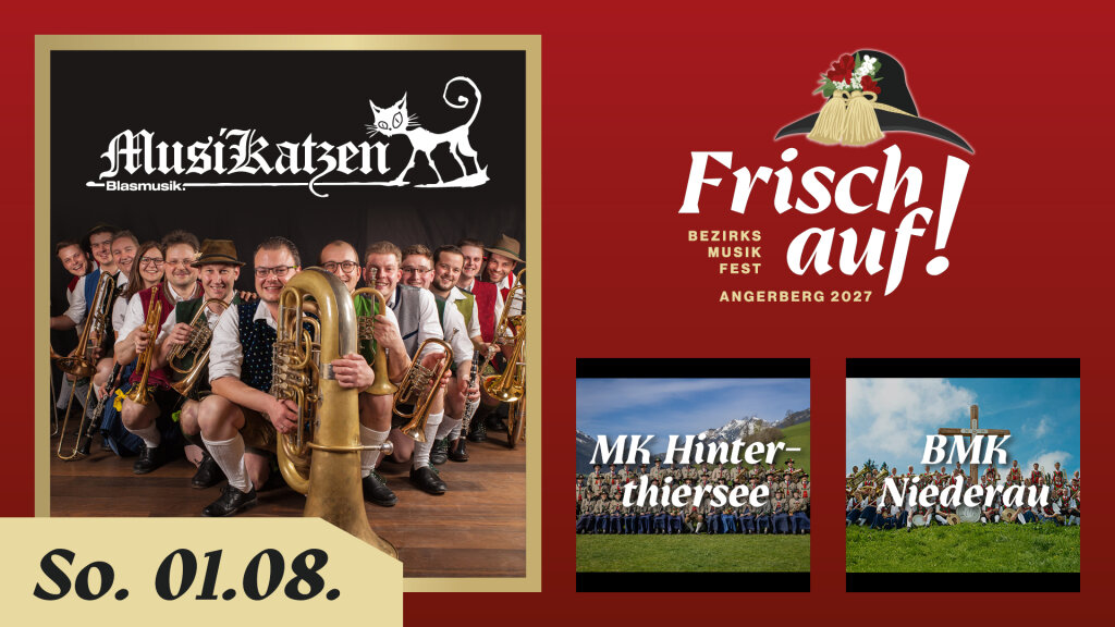 Bezirksmusikfest Unterinntaler Musikbund, 01.08.2027
