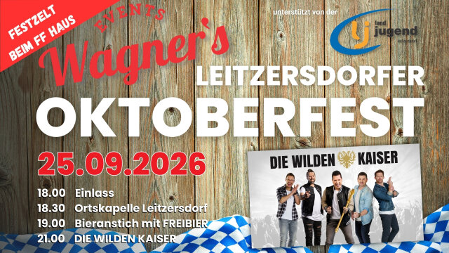 Leitzersdorfer Oktoberfest 2026