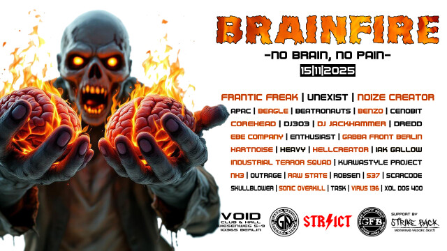 BRAINFIRE -no brain, no pain-