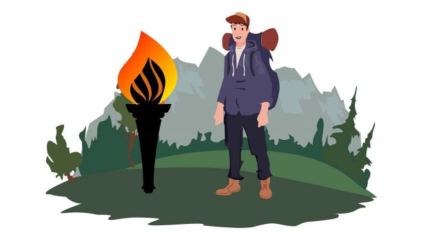 Nächtliche Fackelwanderung