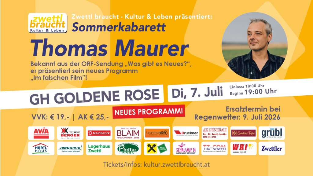 Sommerkabarett: Thomas Maurer