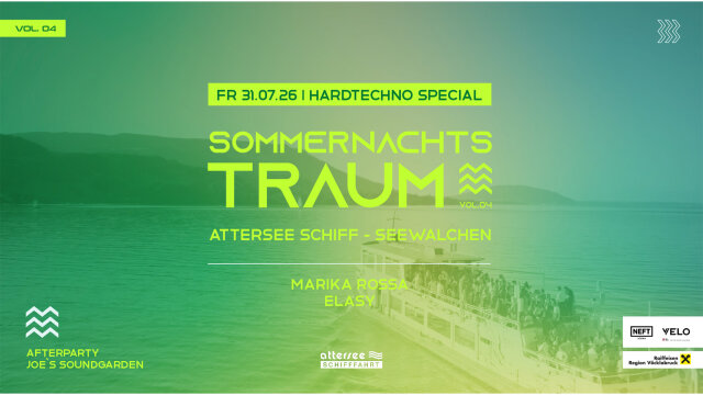 MS SOMMERNACHTSTRAUM #HardTechnoSpecial w/ MARIKA ROSSA & ELASY – Attersee