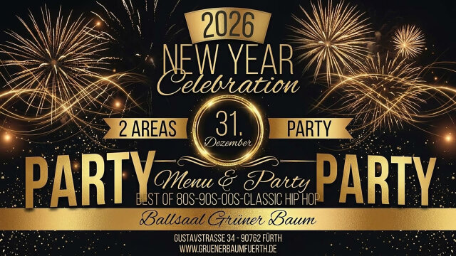 ✨ NEW YEAR CELEBRATION 2026 – PARTY AB 22 UHR