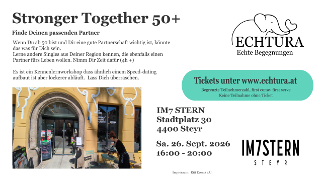 Stronger Together 50+ in Steyr 26.Sept 2026