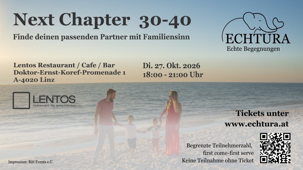 Next Chapter 30-40 im Lentos Linz 27.10.26