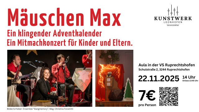 Ein klingender Adventkalender mit Mäuschen Max