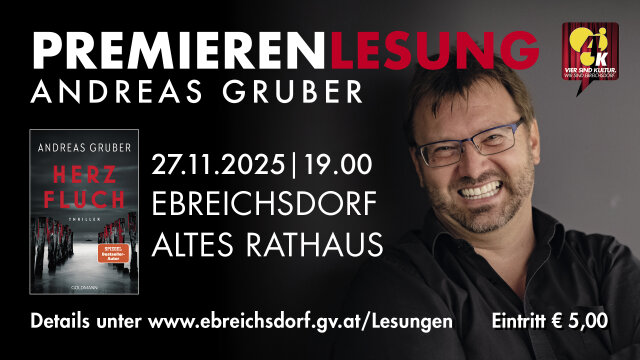 Lesung Andreas Gruber „Herzfluch“