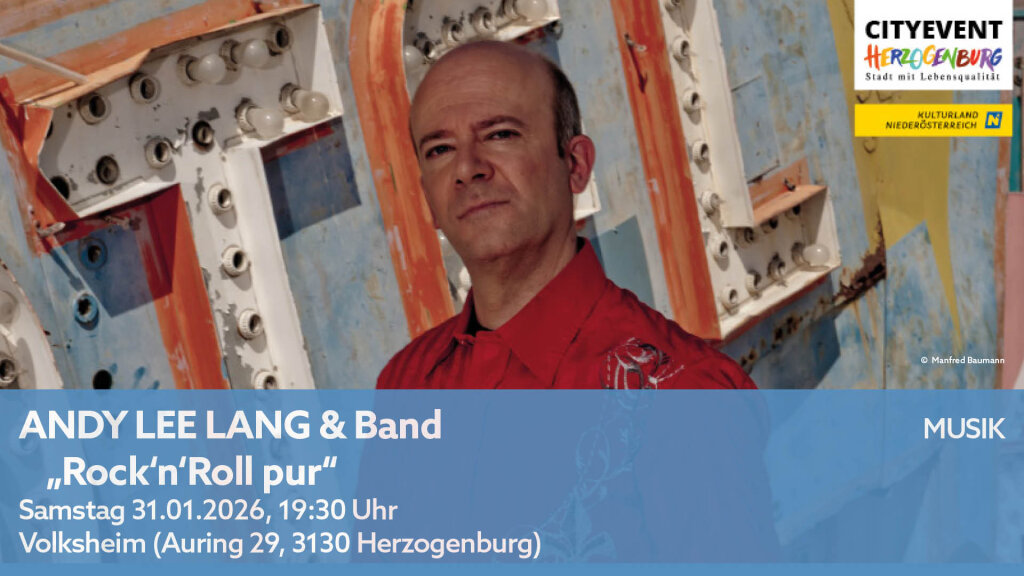 Konzert – ANDY LEE LANG & Band – „Rock’n’Roll pur“