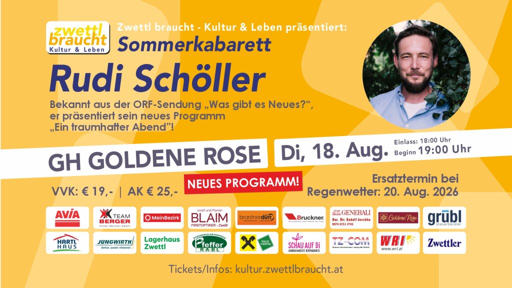 Sommerkabarett: Rudi Schöller