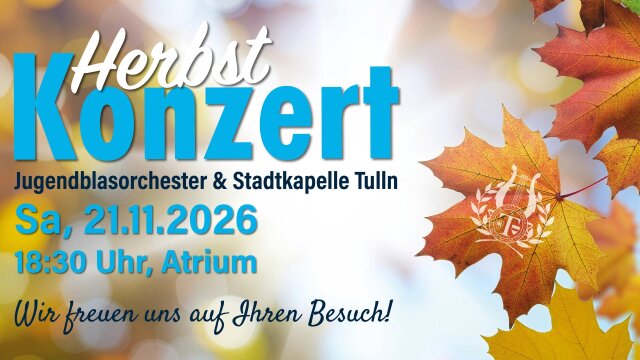 Herbstkonzert der Stadtkapelle Tulln
