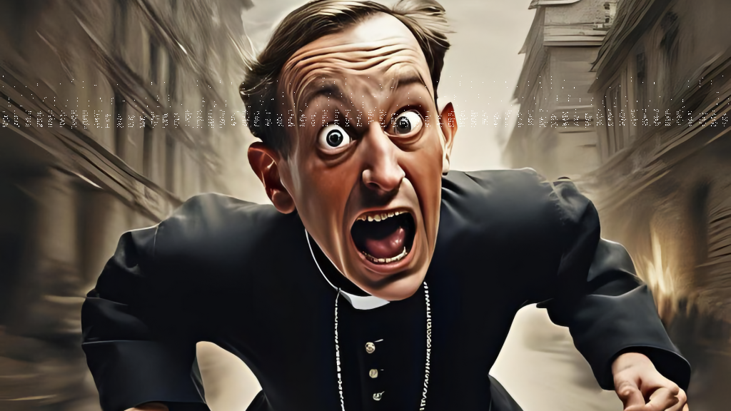 Hochwürden auf der Flucht