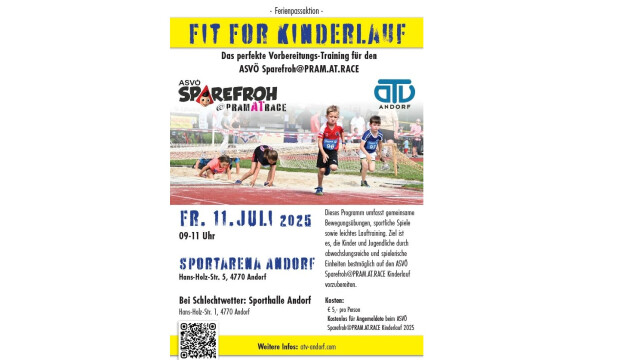 FIT FOR KINDERLAUF, ASVÖ SPAREFROH@PRAM.AT.RACE