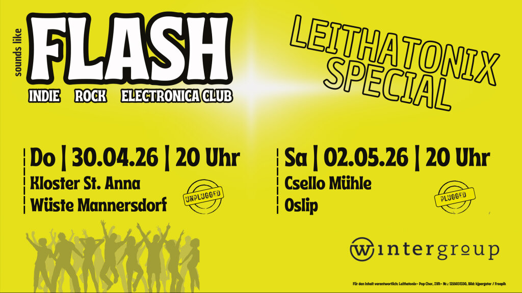 FLASH! Leithatonix-Special – Kloster St. Anna UNPLUGGED (indoor)