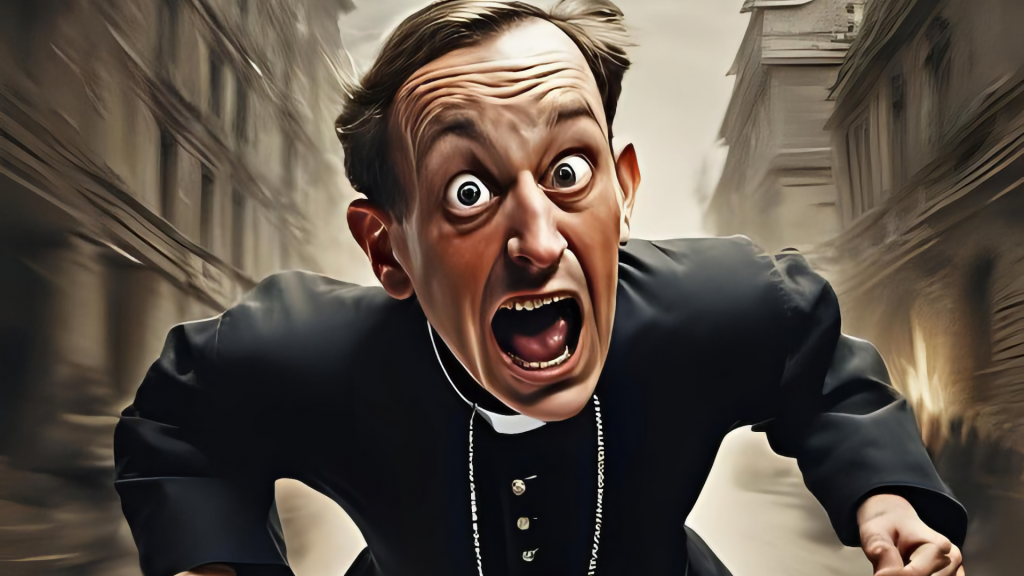 Hochwürden auf der Flucht