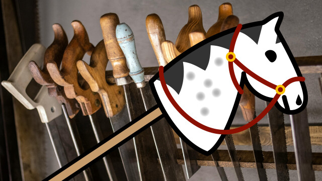 Steckenpferdbasteln und Hobby Horse Turnier