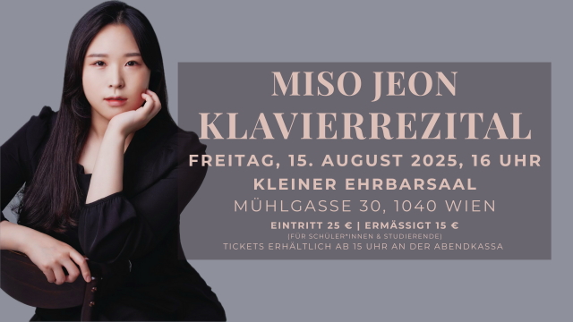 Miso Jeon Klavierrezital