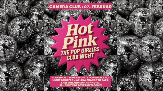 HOT PINK – The Pop Girlies Club Night