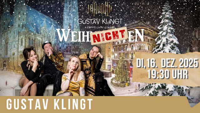 GUSTAV KLINGT „WeihNICHTen“