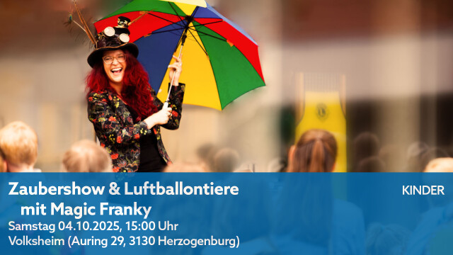 ZAUBERSHOW für Kinder & Luftballontiere mit Magic Franky