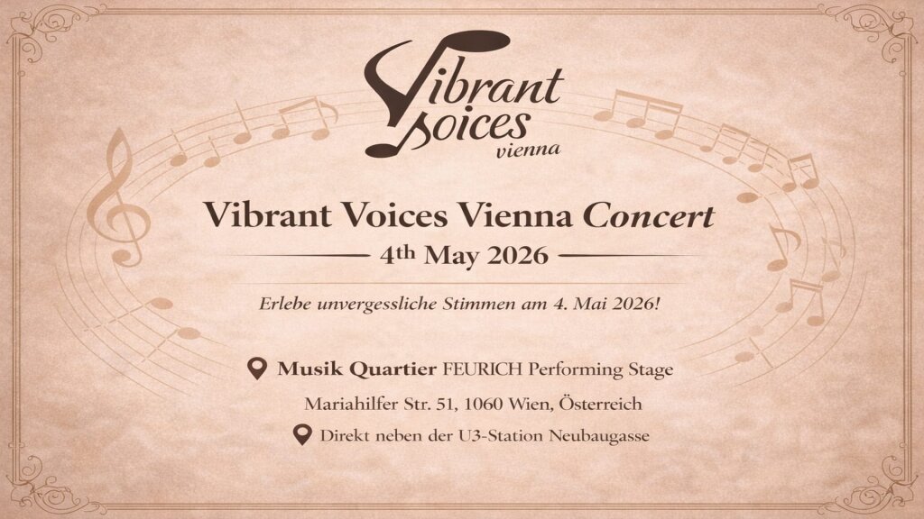 Vibrant Voices Vienna Concert May 2026