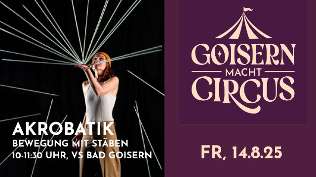 GOISERN macht CIRCUS FESTIVAL 2026 WORKSHOP