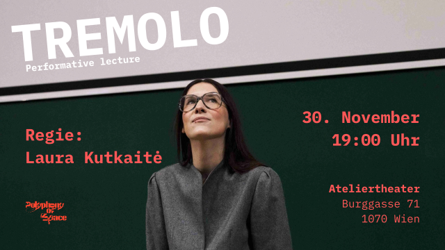 Performance-performative lecture “Tremolo”