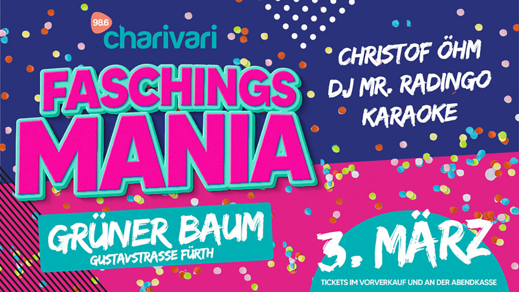 98.6 charivari Faschings Mania