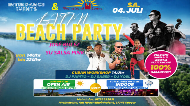 Live Band & Salsa & Bachata Open Air Party – 04.07.2026