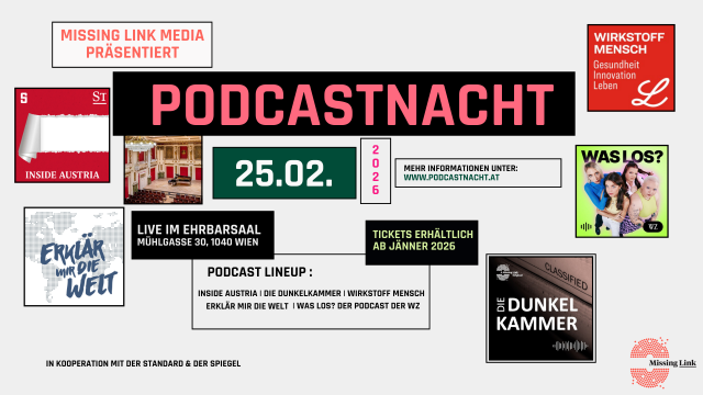 Die Missing Link Podcastnacht