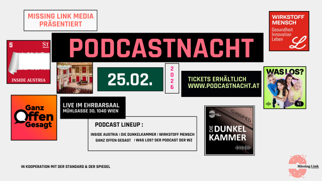 Die Missing Link Podcastnacht