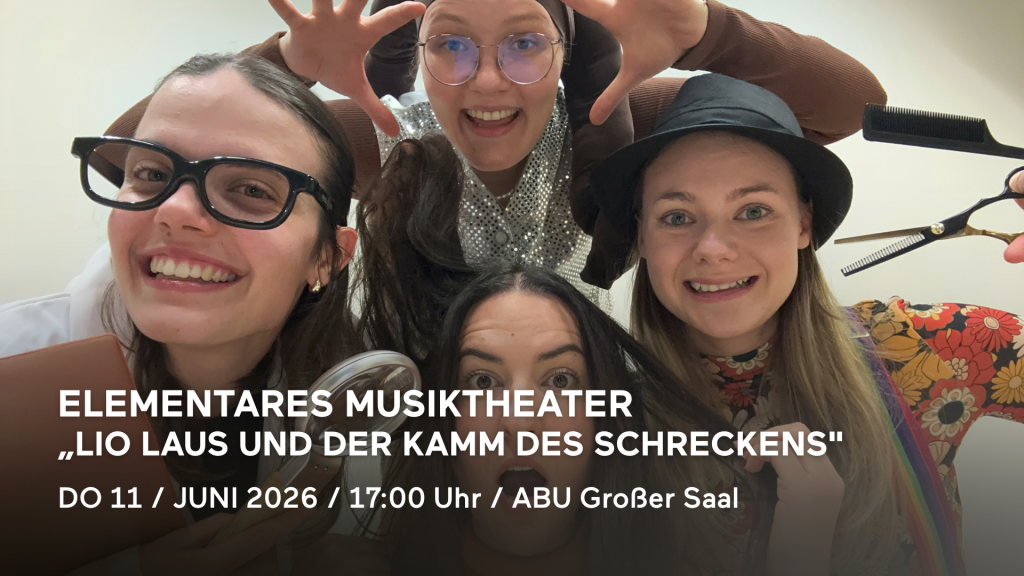 Aufführung | Elementares Musiktheater „Lio Laus und der Kamm des Schreckens“ |