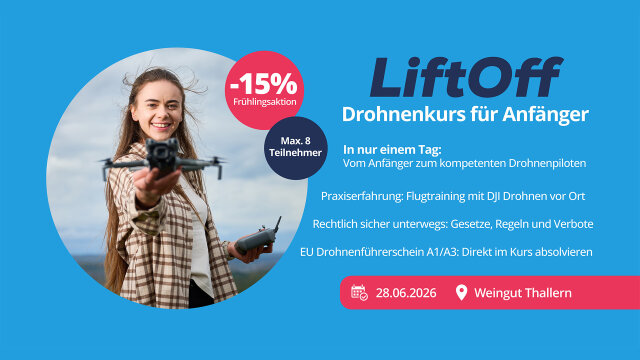 LiftOff – Drohnenkurs für Anfänger