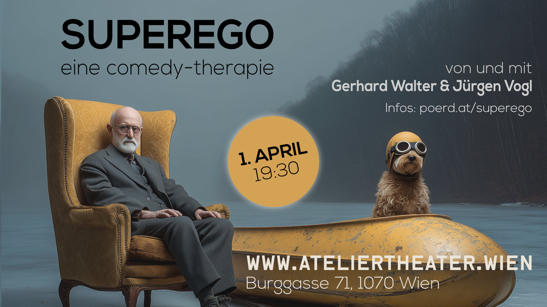 SUPEREGO - eine Comedy - Therapie von und mit Gerhard Walter & Jürgen Vogl